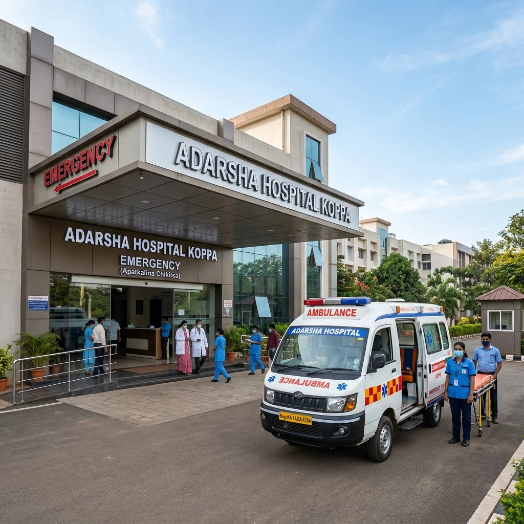 Emergency & Critical Care at Adarsh Hospital Koppa