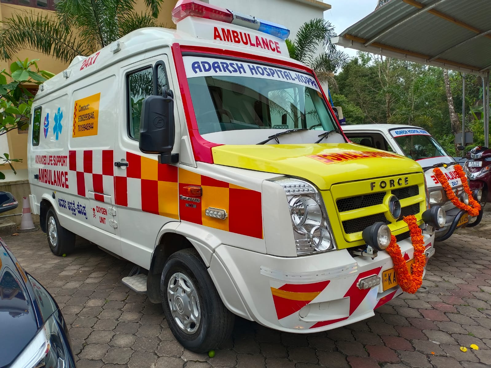 ADARSH HOSPITAL Ambulance - Right View